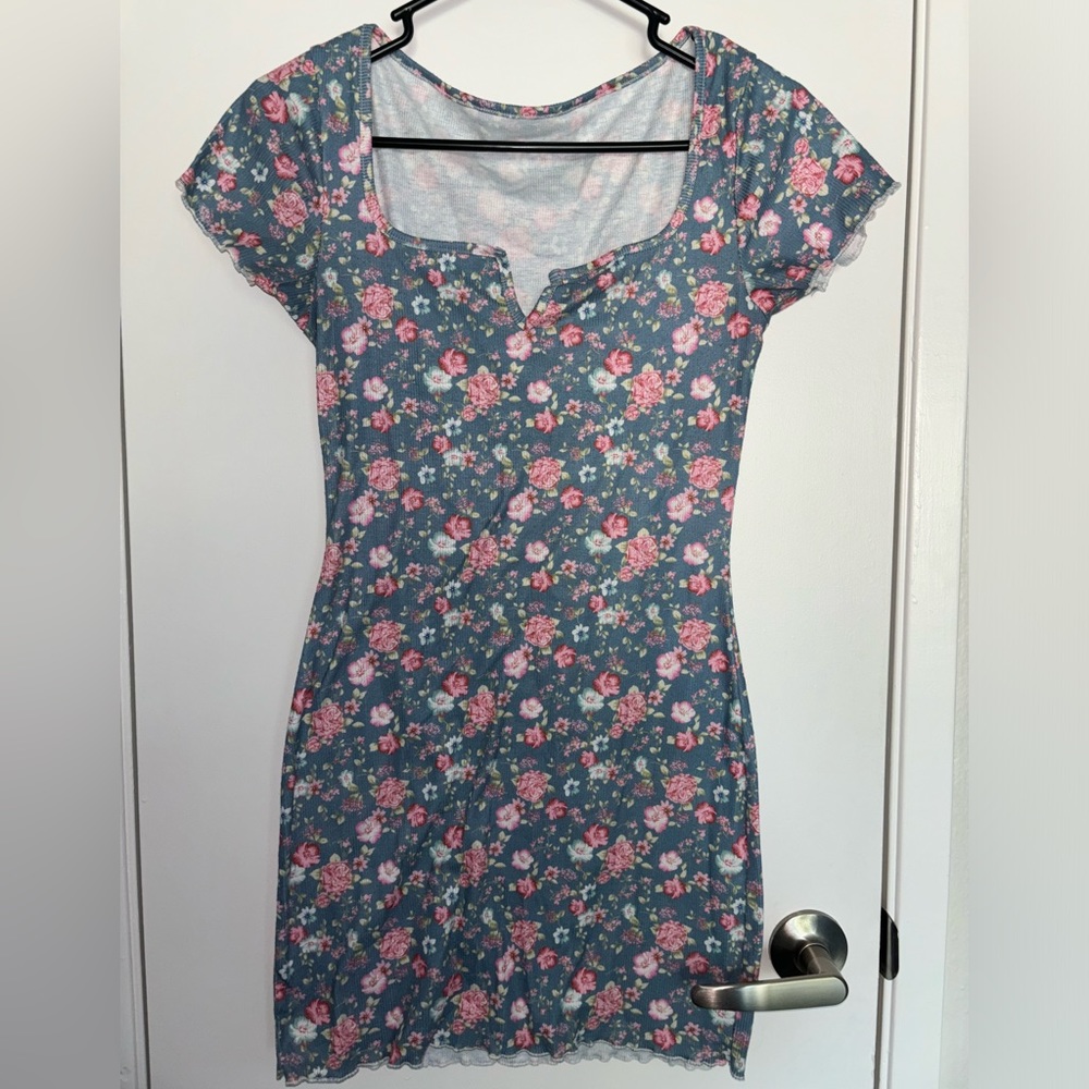 Floral bodycon dress